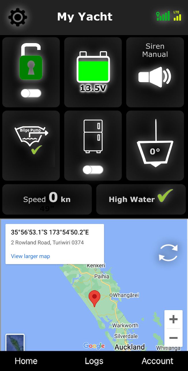 Boat alarm. Mooring watch Marine GPS alarms Made in New Zealand Marine